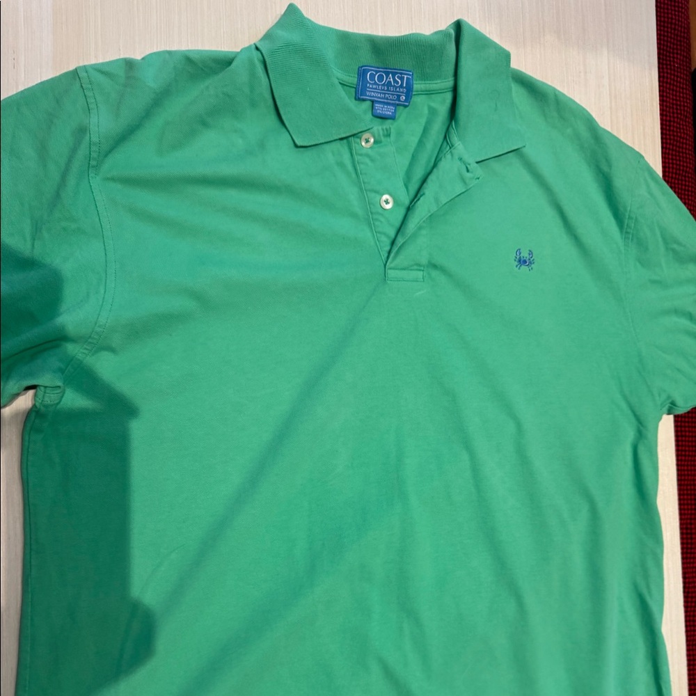 Light green Coast polo golf shirt
